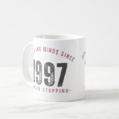 Mug - 'Educating Minds Since 1997 Never Stopping'  コーヒーマグカップ (正面左)