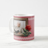 Mug Elegant Grandmother Tribute Design コーヒーマグカップ (正面左)