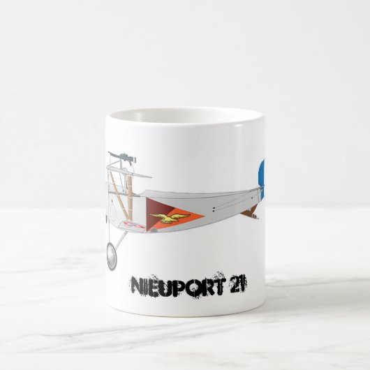 Mug Escadron de chasse 02.003 Champagne - Nieuport コーヒーマグカップ (中央)