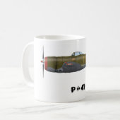 Mug Escadron de Chasse 02.003 Champagne - P47 コーヒーマグカップ (正面左)