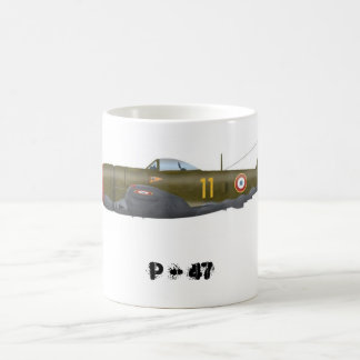 Mug Escadron de Chasse 02.003 Champagne - P47 コーヒーマグカップ