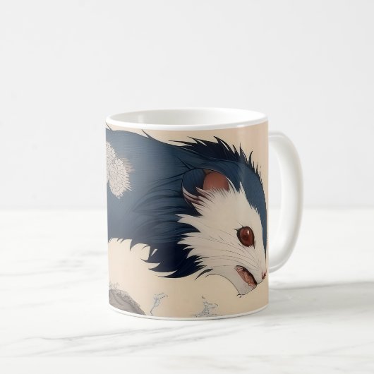 Mug  -  Ferret - Japan コーヒーマグカップ (正面右)