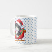Mug festivo ideal para regalo de Navidad コーヒーマグカップ (正面左)