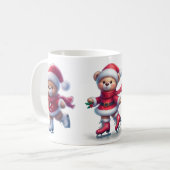 Mug festivo ideal para regalo de Navidad コーヒーマグカップ (正面左)
