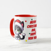 Mug festivo ideal para regalo de Navidad マグカップ (正面左)