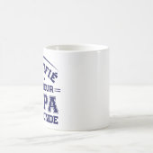 Mug Fête des Pères - Meilleur Papa du Monde コーヒーマグカップ (中央)