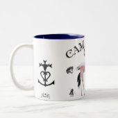 MUG FLAMANT ROSE  ツートーンマグカップ (左)