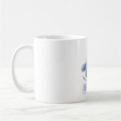 mug fleur bleu コーヒーマグカップ (左)
