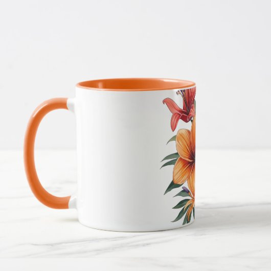 Mug Fleurs exotiques マグカップ (左)