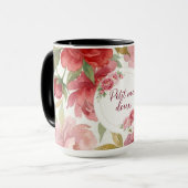 Mug floral Petit mot doux マグカップ (正面左)