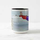 Mug: Flying Joanna and Grace Cathedral ツートーンマグカップ (中央)