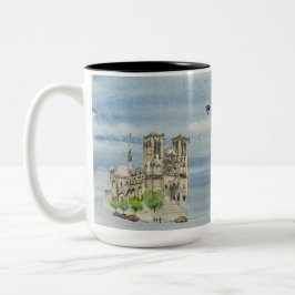 Mug: Flying Joanna and Grace Cathedral ツートーンマグカップ