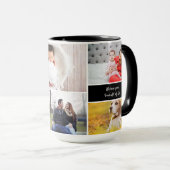 Mug for Grandpa familyフォトコラージュパーソナライズされた マグカップ (正面右)