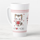 Mug for lovers カフェラテマグ (左アングル)