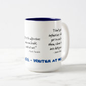Mug for Writers (2) ツートーンマグカップ (正面右)
