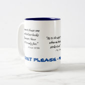 Mug for Writers (2) ツートーンマグカップ (正面左)