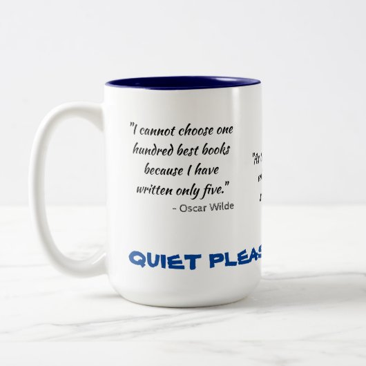 Mug for Writers (2) ツートーンマグカップ (左)