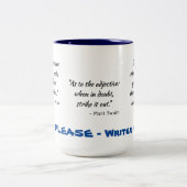 Mug for Writers (2) ツートーンマグカップ (中央)