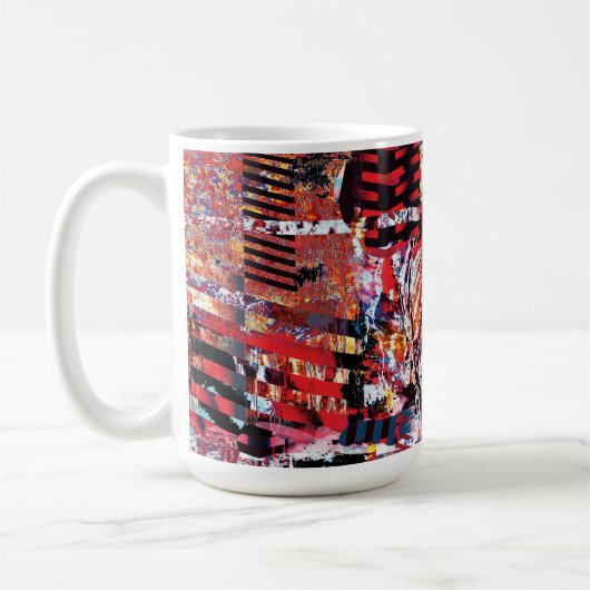 Mug – Fragmented Pulse コーヒーマグカップ (左)