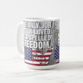 Mug – Freedom Job コーヒーマグカップ (正面左)