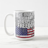 Mug – Freedom Job コーヒーマグカップ (左)