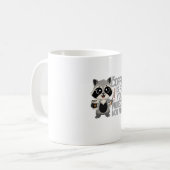 Mug Funny Coffee Is For Your Protection not mine コーヒーマグカップ (正面左)