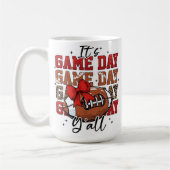 Mug game day, futbol americano コーヒーマグカップ (左)