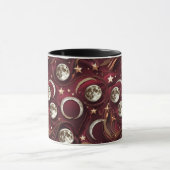 Mug - Garnet Red Celestial Moon マグカップ (中央)