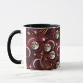 Mug - Garnet Red Celestial Moon マグカップ (左)
