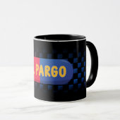 Mug Gélule + Damier dégradé  マグカップ (正面右)