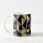Mug Géométrique Moderne – Style Artisanal コーヒーマグカップ (左)