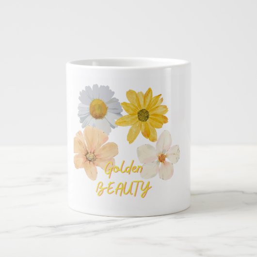 Mug golden beauty  ジャンボコーヒーマグカップ (正面)