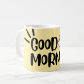 mug GoOd MoRnInG コーヒーマグカップ (正面左)