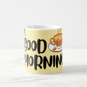 mug GoOd MoRnInG コーヒーマグカップ (中央)