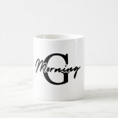 Mug good morning  コーヒーマグカップ (中央)