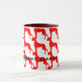 Mug Great Danes マグカップ (中央)