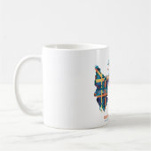 Mug Guadeloupe – Carte mosaïque des îl コーヒーマグカップ (左)