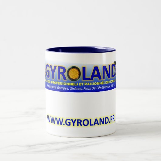 MUG GYROLAND BANNIERE ツートーンマグカップ (中央)