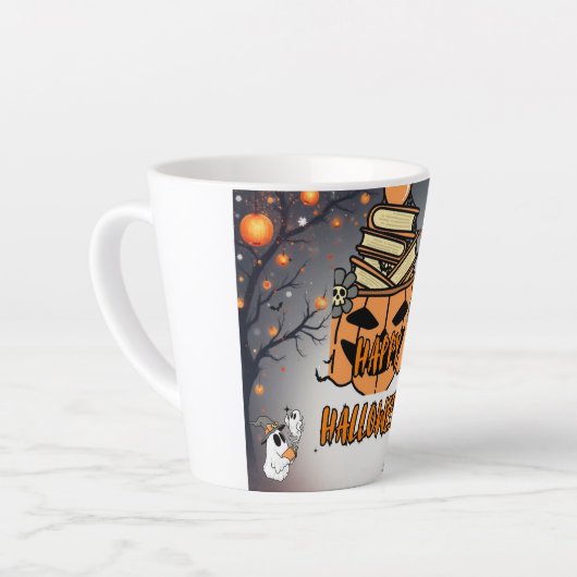 Mug Halloween mignon カフェラテマグ (左アングル)