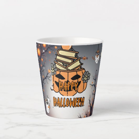 Mug Halloween mignon カフェラテマグ (正面)