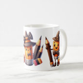 Mug Halloween Spécial École – Idéal pour les Profe コーヒーマグカップ (正面右)