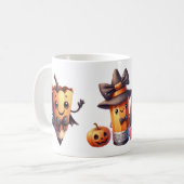 Mug Halloween Spécial École – Idéal pour les Profe コーヒーマグカップ (正面左)