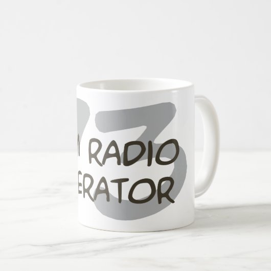 Mug Ham Radio コーヒーマグカップ (正面右)