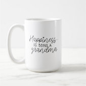 Mug - Happiness Is Being A Grandma コーヒーマグカップ (左)