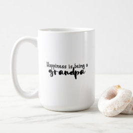 Mug - Happiness Is Being A Grandpa コーヒーマグカップ