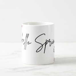 Mug Hello spring コーヒーマグカップ