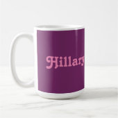 Mug Hillary コーヒーマグカップ (左)