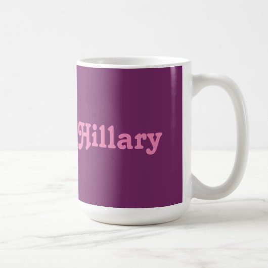 Mug Hillary コーヒーマグカップ (右)
