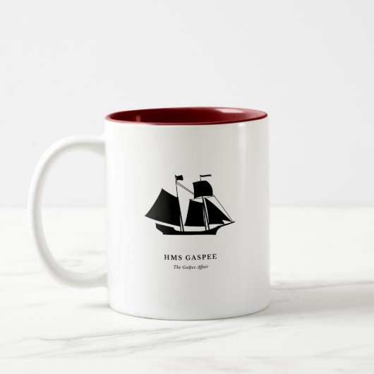Mug — HMS Gaspee ツートーンマグカップ (左)
