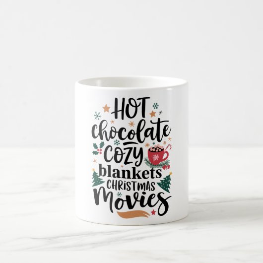 Mug-Hot Chocolate Cozy Christmas Vibes Collection コーヒーマグカップ (中央)